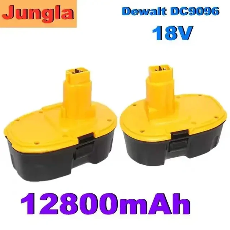 FUNMALL 2X18V 3,0Ah Ni-MH Batteria DC9096 Per Dewalt 18V Batteria 3,0Ah Di Ricambio DE9098 - Foto 5