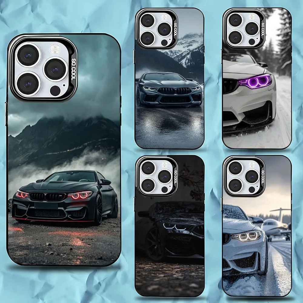Elegant Black and White Anti-Fall Matte Bumper Phone Case