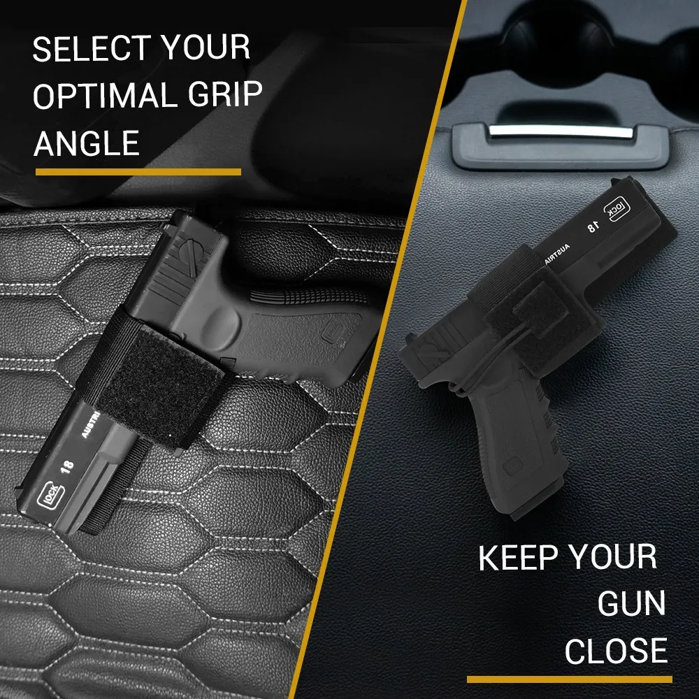 Fondina Professionale Vega Cuoio Elastico Per Pistola Large Auto