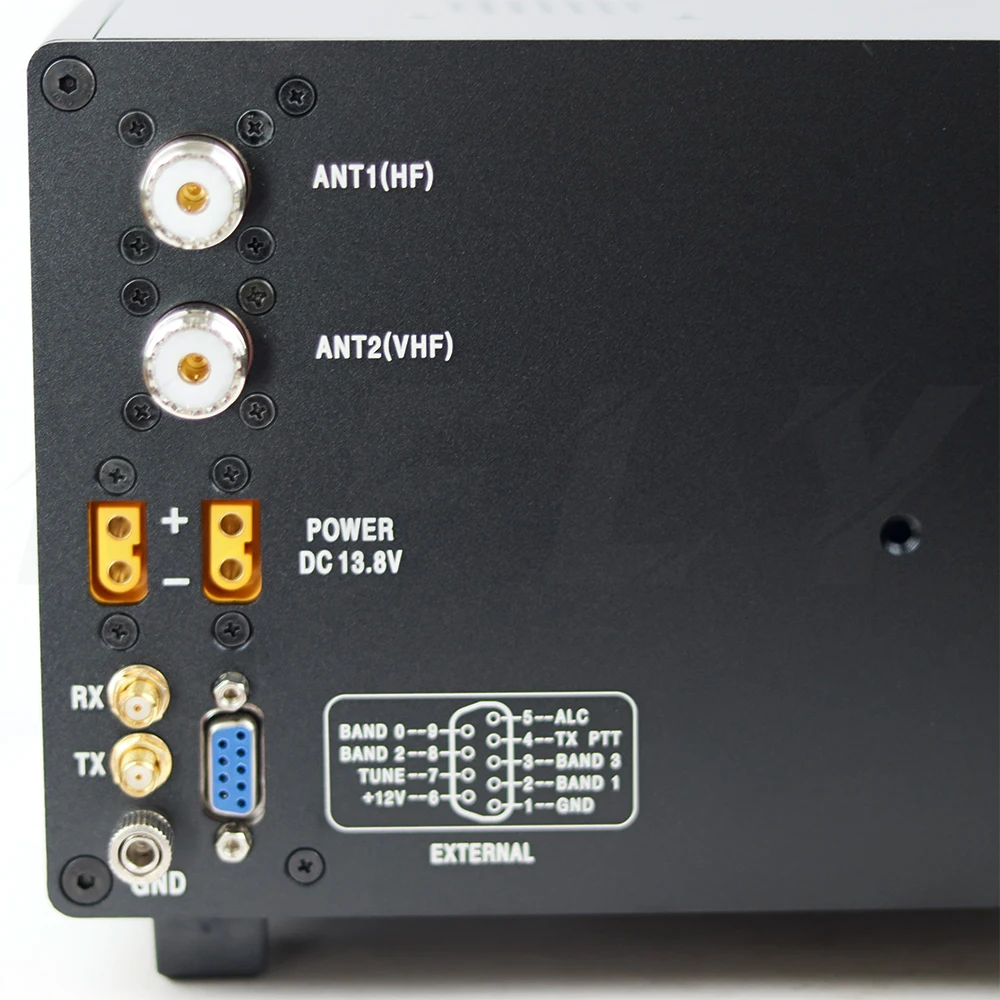 100W HF+UV All Mode DDC/DUC Transceiver Mobile Radio SDR Transceiver with 7" Tou