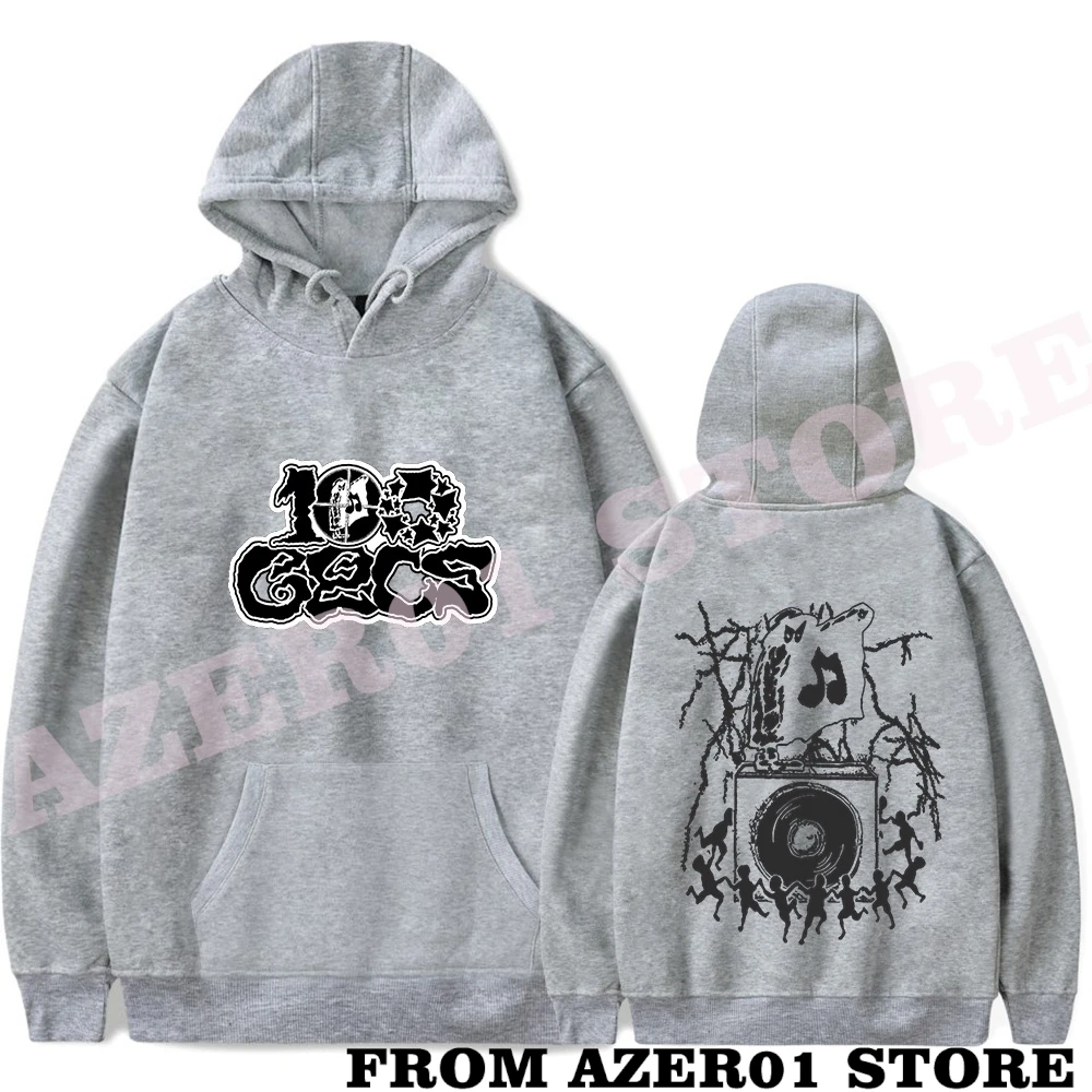 100 Gecs Merch Hoodies Winter Men/Women Hooded Sweet Streetwear Long Sleeve Sweatshirt