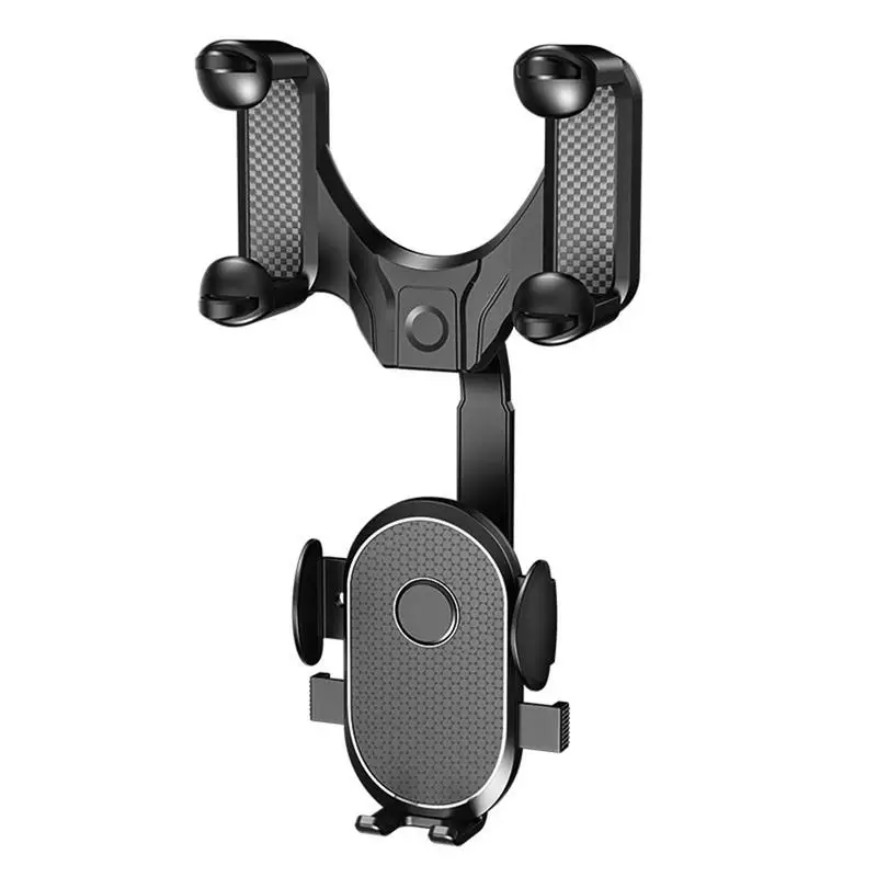 

Car Phone Holder 360 Degree Rotation Car Rear View Mirror Phone Bracket Anti-Shake Universal Rearview Mirror Phone Bracket Fits