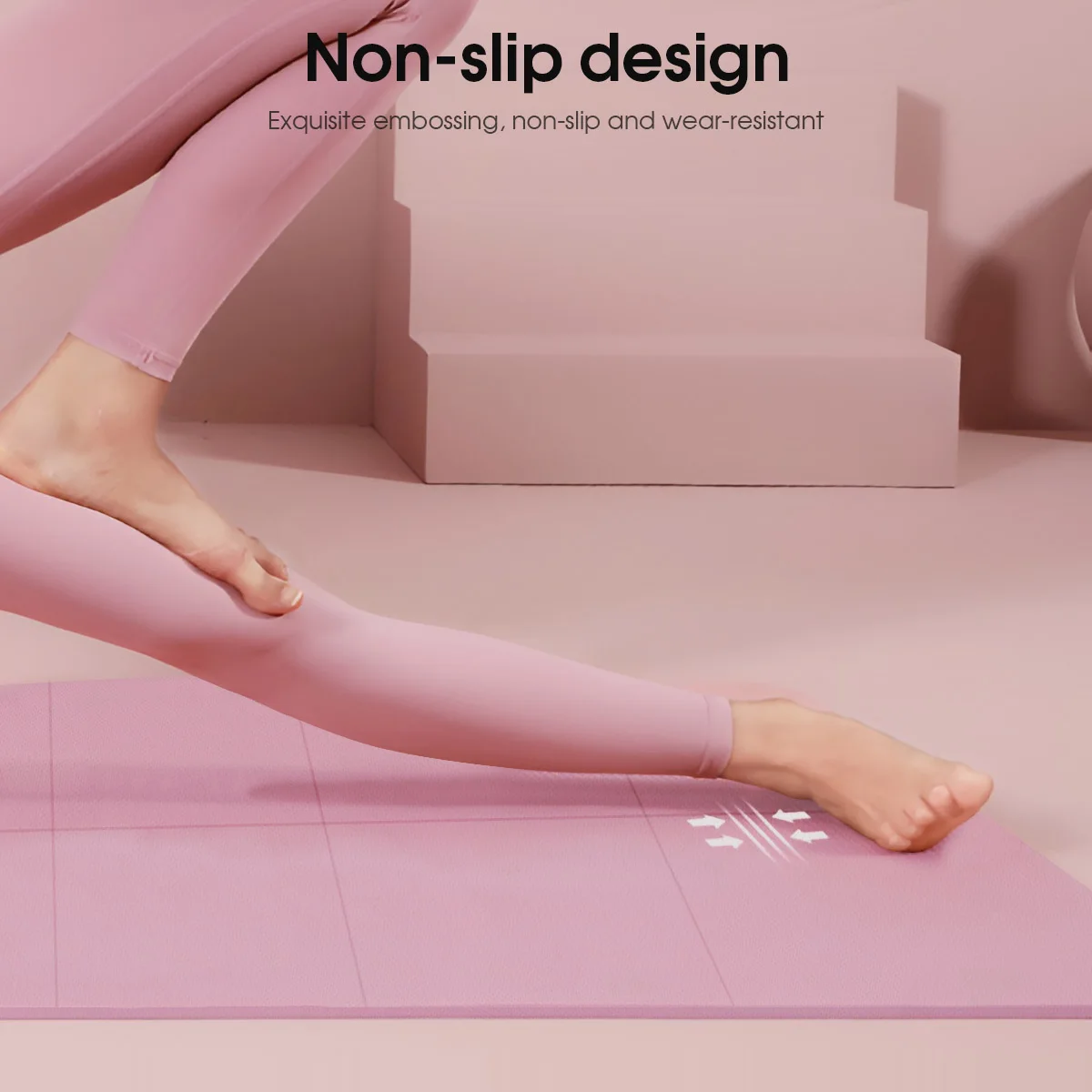 Description Picture 6 of item4MM Thick EVA Yoga Mats Anti-slip Sport Fitness Mat Blanket For Exercise Yoga And Pilates Gymnastics Mat Fitness Equipment