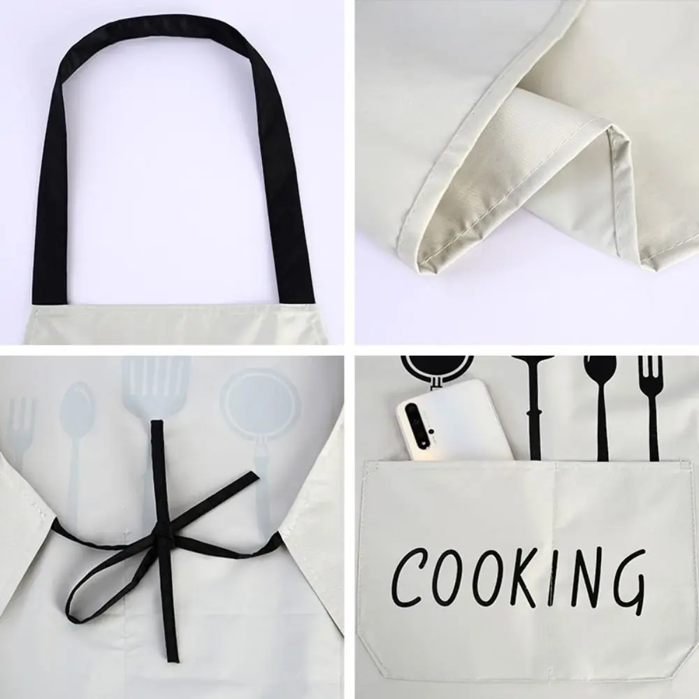 New PVC Apron Nail Art Cafe Workwear Cooking Work Clothes Catering Waiter Work Clothes Hotel Restaurant Chef Barbecue Apron