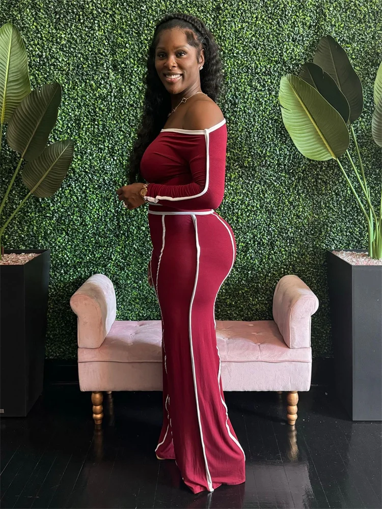 Wmstar 2 Piece Sets Women Clothing with Clear Lines High-end Feel Slim Fit Sexy and Spicy Girl Set Wholesale Dropshipping 2024