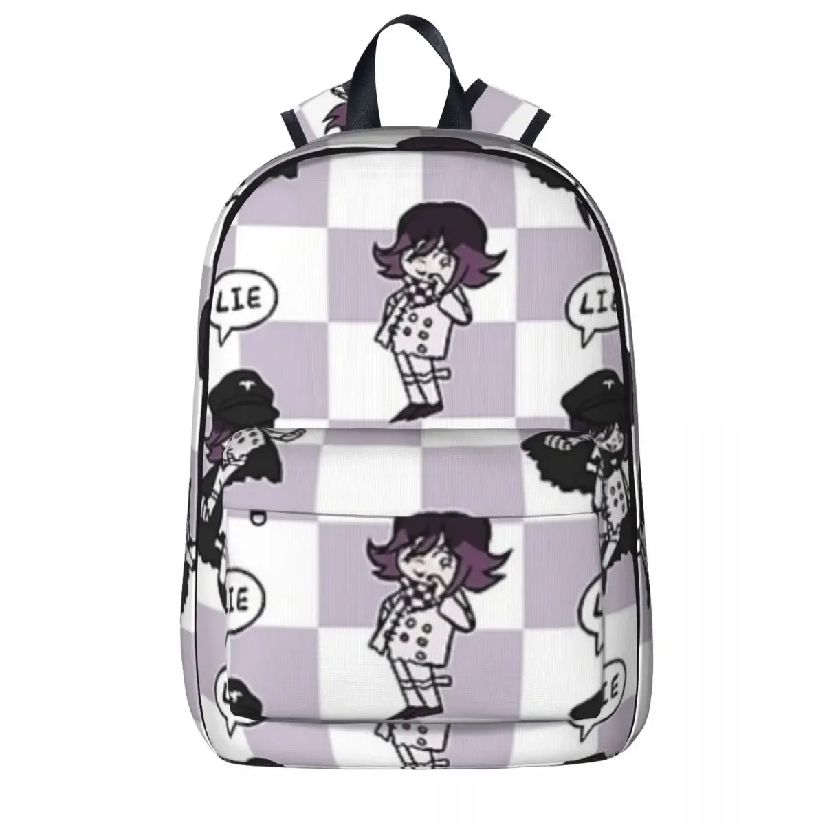 

Tiny Kokichi Ouma Woman Backpacks Boys Girls Bookbag Waterproof Students School Bags Portability Travel Rucksack Shoulder Bag