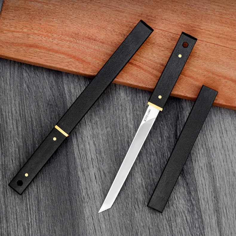 Description Picture 4 of itemKitchen Meat Cleaver Stainless Steel Slicing Knife Barbecue Sharp Fruit Watermelon Knife ABS Handle Fish Knife Cooking Tool