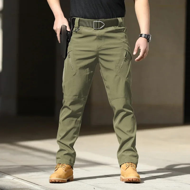 2024 nuovi pantaloni tattici da pesca da uomo da uomo pantaloni da combattimento SWAT pantaloni da trekking da uomo Casual pantaloni da esterno pantaloni Cargo impermeabili