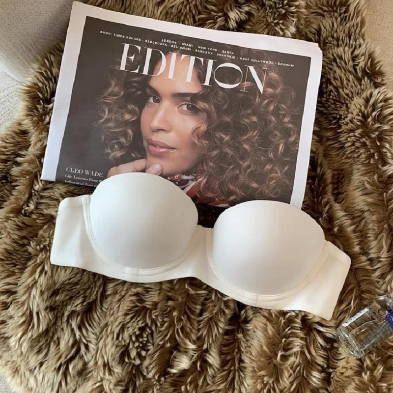 Summer Sexy Women's Bra Simple Soft Thin Pad Bralette Invisible Brasiere Sexy Lingerie Seamless Bras 2024 New Push Up Underwear 6