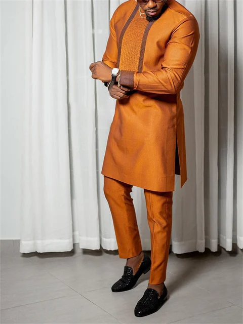 Mustapha Embroidered Dashiki Outfit - Image 2