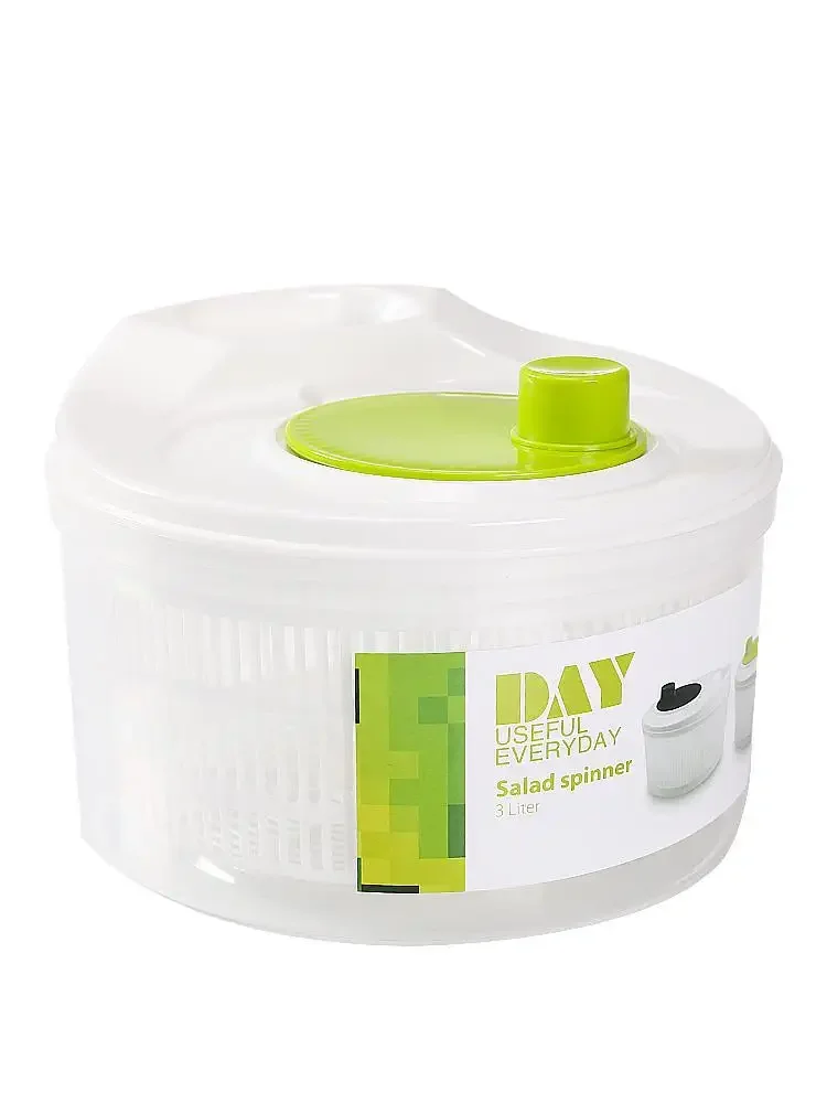 Salad Spinner Lettuce Greens Washer Dryer Drainer Crisper Strainer for Washing Drying Leafy Vegetables Kitchen Tools