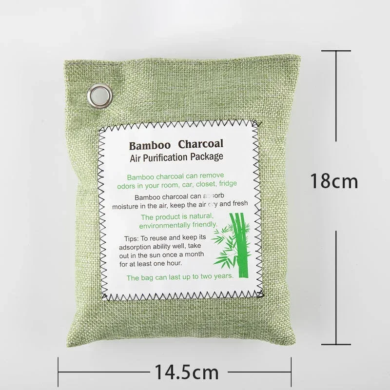 Eco-Friendly Bamboo Charcoal Air Purifying Bag | 200g Natural Freshener