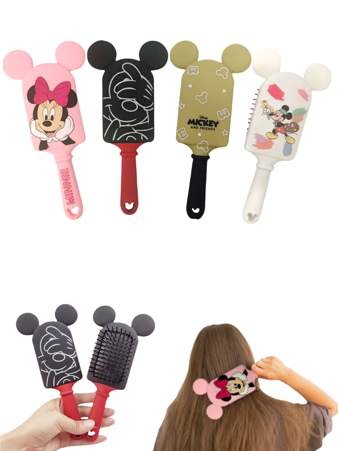 Peine Cepillo Para Cabello Rizado Cepillo Alaciador Miniso Unidad