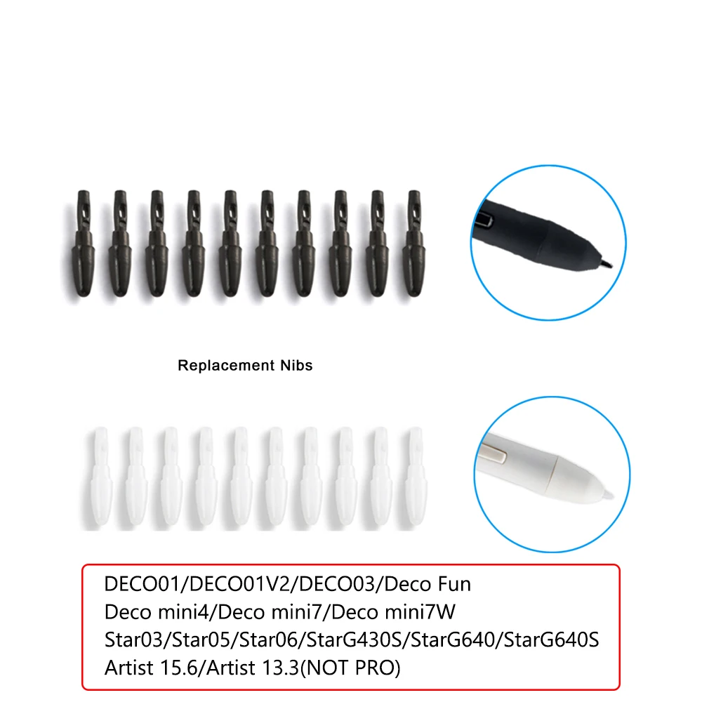 XP-Pen Standard Passive Pen Battery-free Stylus Replacement Nibs