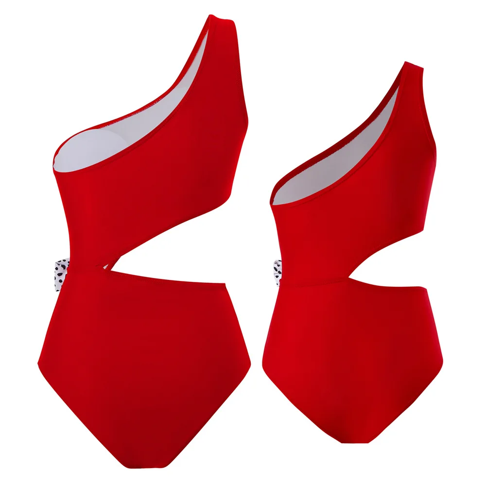 2025 New Summer Women Girls Swimwear Family Matching Outfits Mother and Daughter Clothes Bow Bikini One-Piece Swimsuit Beachwear 4