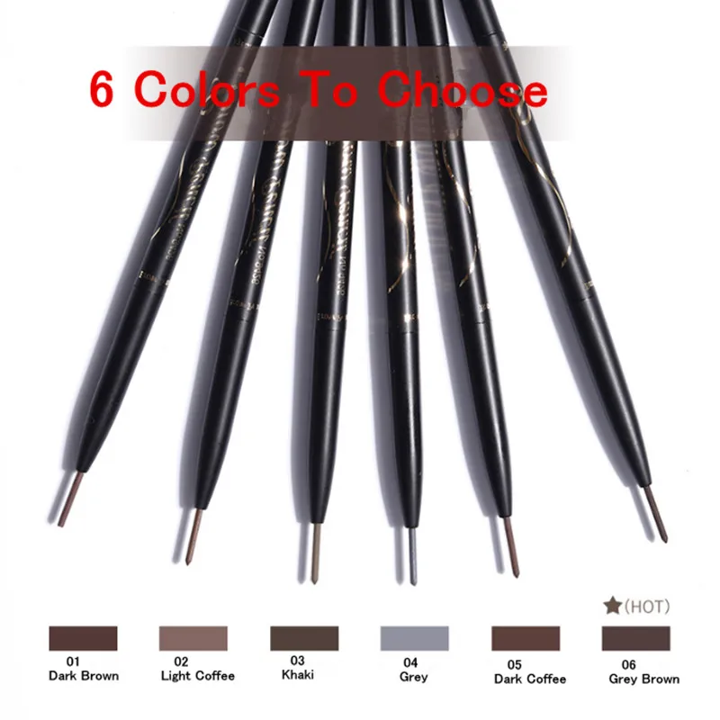 KCKC COLOR Eyebrow Pencil Brow Enhancer Pen Double Fine Head and Brush Long Lasting Eye Brow Definer Cosmetics Easy to Wear 4 KCKC COLOR Eyebrow Pencil Brow Enhancer Pen Double Fine Head and Brush Long Lasting Eye Brow Definer Cosmetics Easy to Wear - Image 4