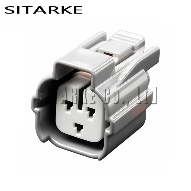 5 ชุด 3 ขา 6189-0131 ขั้วต่อไฟฟ้ารถยนต์แบบตัวเมีย ปลั๊กกันน้ำสำหรับชุดสายไฟอะไหล่ทดแทน 1