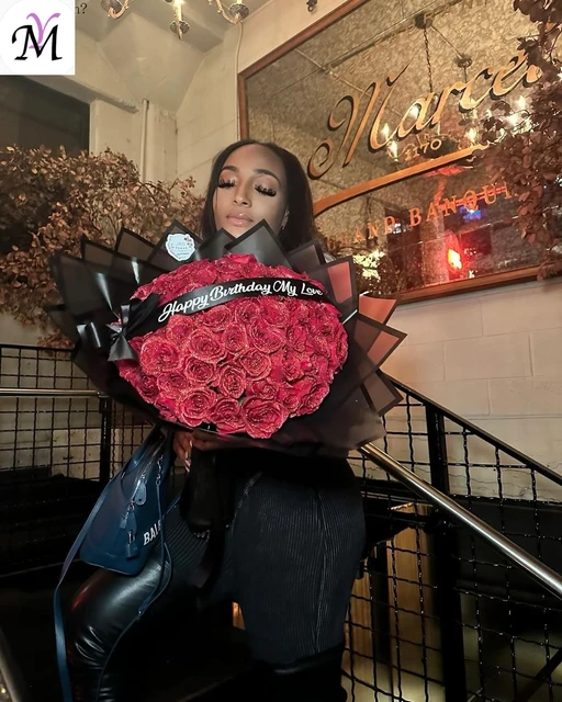 Mother's/Valentine's Day 30/50 pcs 7cm Glitter artificial flower rose girl friend wife DIY bouquet gifts for wedding Birthday 6