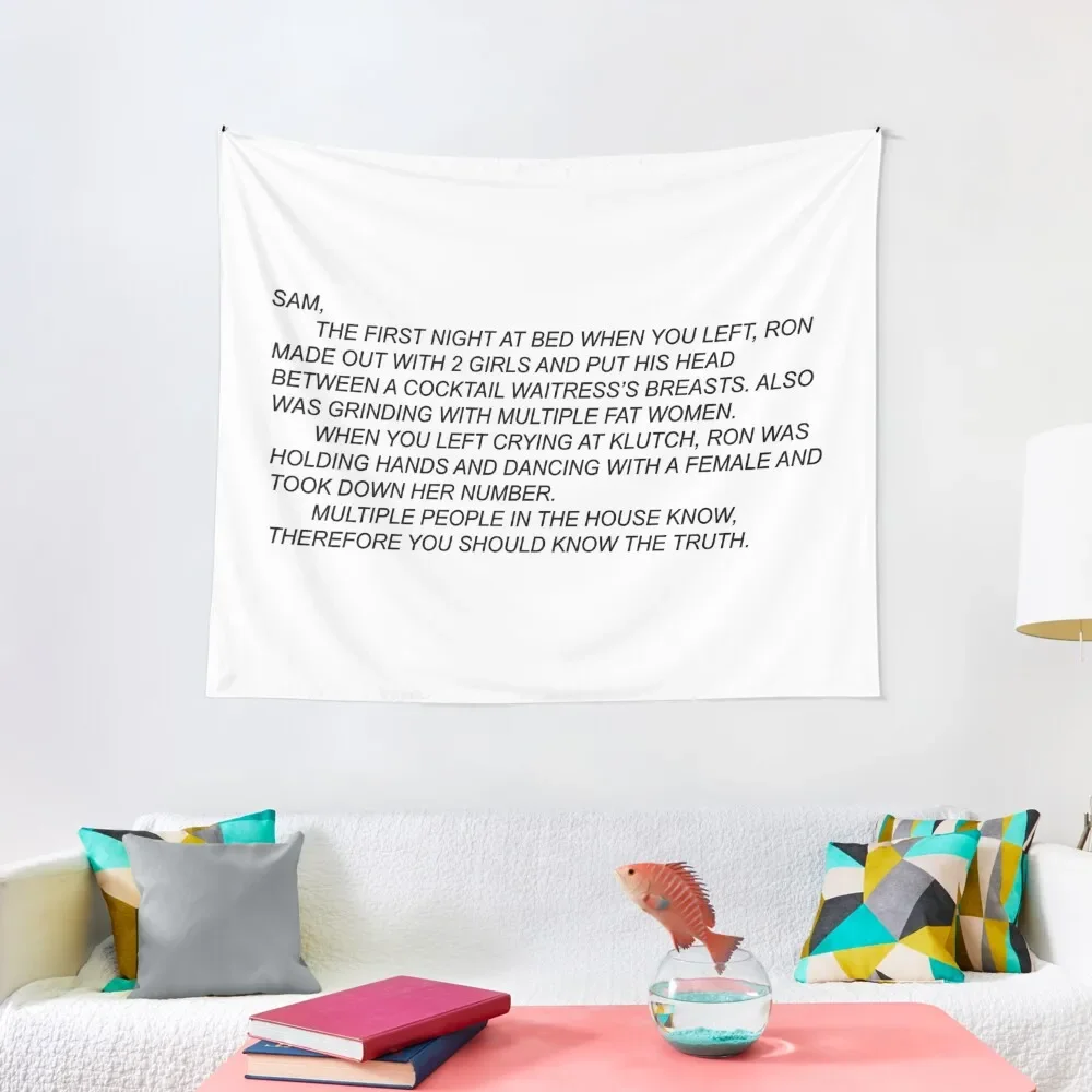 

Anonymous Letter to Sammi Tapestry Aesthetic Room Decor Korean Decorative Wall Outdoor Decor Wall Decor Hanging Tapestry