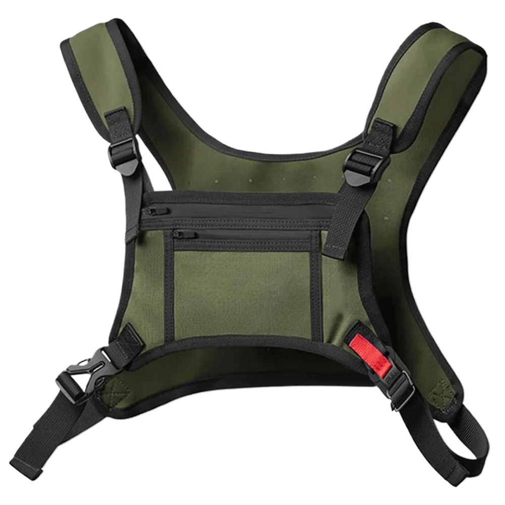 Chest Pack for Men Water Resistant Running Vest Bag with Phone Holder Running Backpack for Workouts Cycling