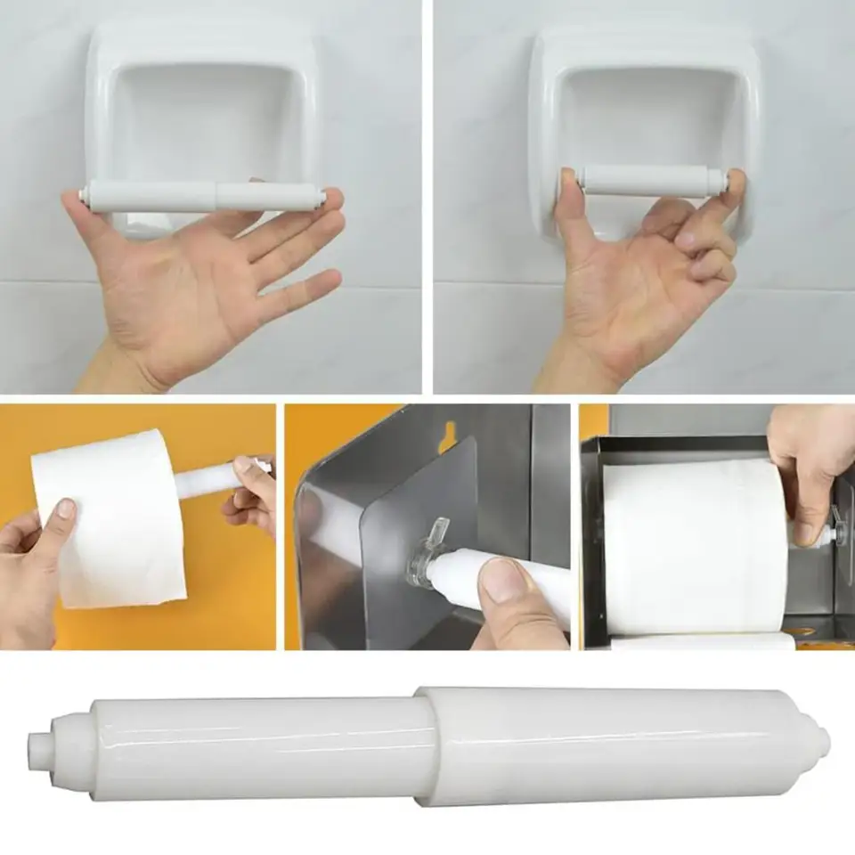 Tige à Ressort Pour Support De Papier Toilette, Tige De Rechange En Acier Inoxydable, Rouleau De Papier Toilette, Tige De Rouleau De Papier Toilette Pour Salle De Bain