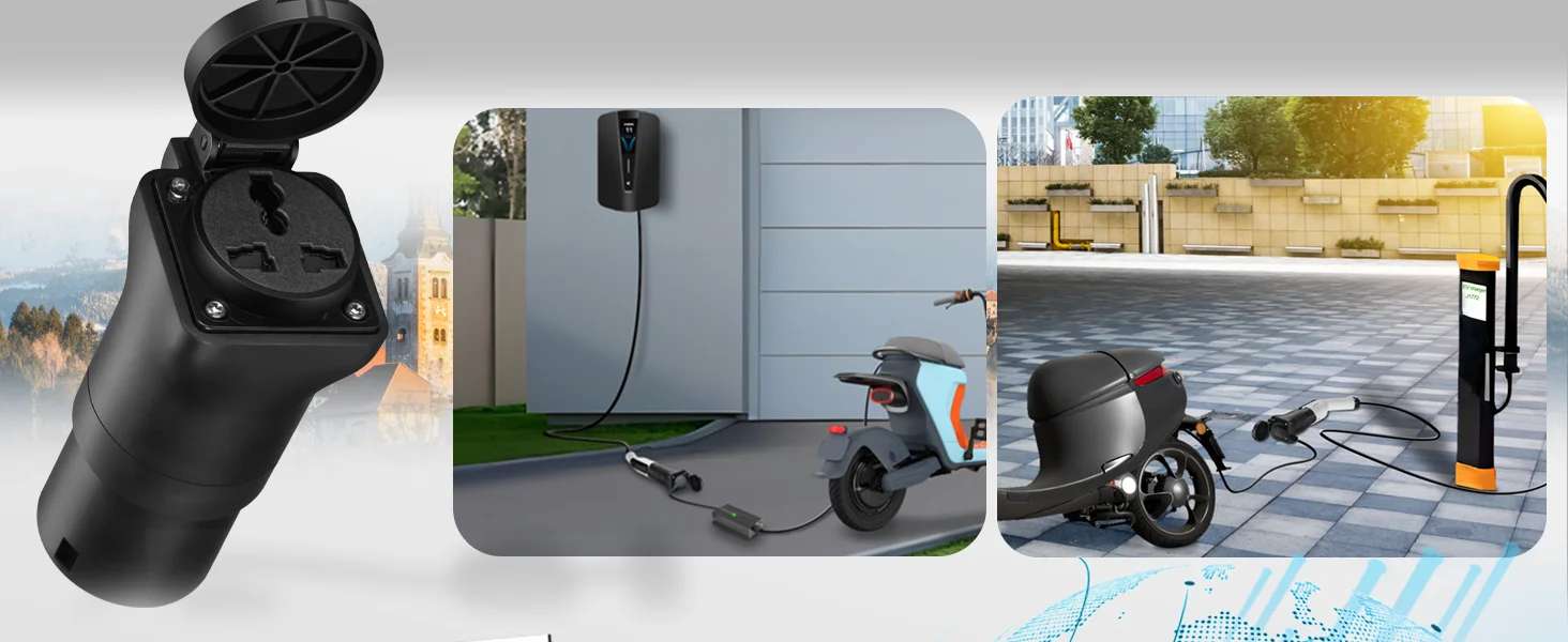 (Not for Type2 EV) Portable 220V Type 2 Male Plug to Schuko Socket EV Charging Adapter For EV Charger EV Connector 11 (Not for Type2 EV) Portable 220V Type 2 Male Plug to Schuko Socket EV Charging Adapter For EV Charger EV Connector 5