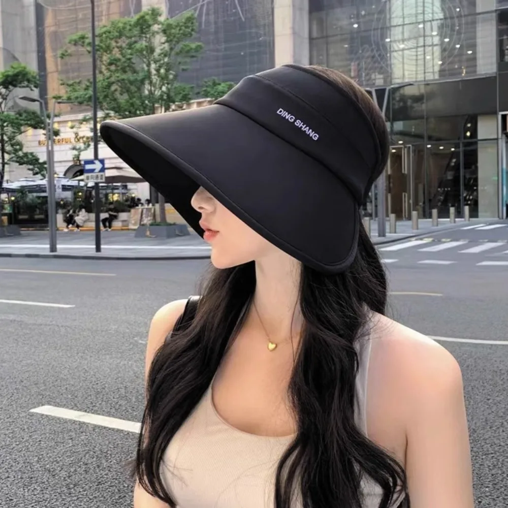 UV 차단 조절식 낚시 모자, 다목적 빈 모자, 심플한 트렌디 어부 모자, 여름 패션