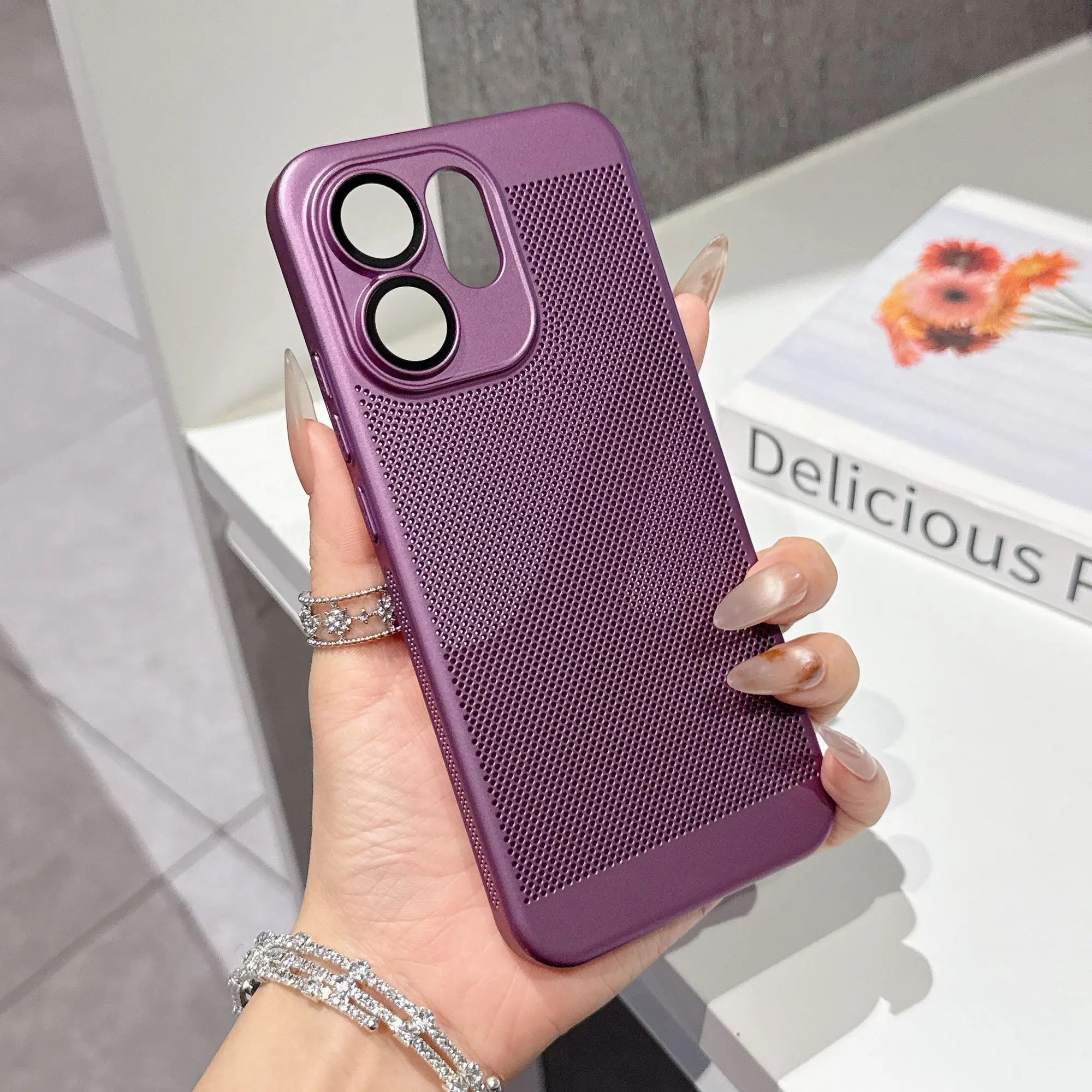 Stylish Colorful Frosted Thermal Shockproof Bumper Case