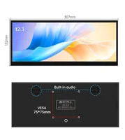 12.3 inch 1920x720 IPS screen monitor , HD LCD Bar Extender Monitor for Laptop/PC/Switch/Xbox, Type-C & HDMI Ports