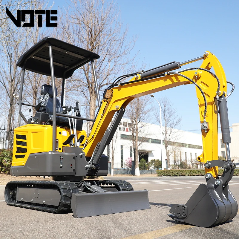 Cina Mini Escavatori Multifunzionali Mini Bagger Cingolato Idraulico Da 1 Tonnellata Prezzi Mini Escavatore 1.8 Ton Con Attacco