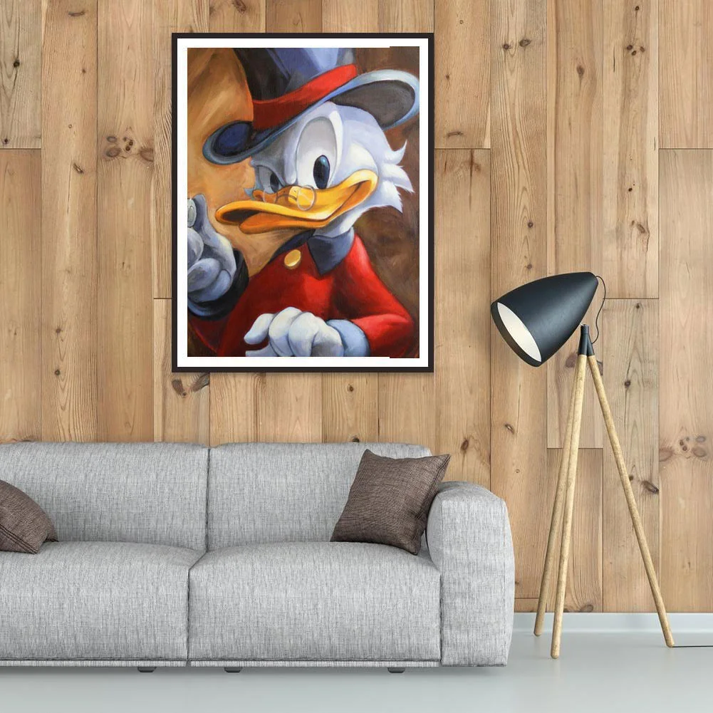 Disney Donald Duck Cartoon DIY 5D Diamond Painting Cross Embroidery Mosaic Living Room Wall Decoration Children Christmas Gifts