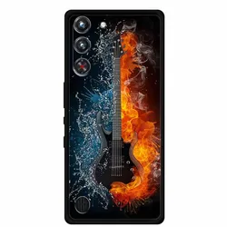 Luxury TPU Soft Silicone Phone Case Cover with Protector Bumper Coque for Red Magic 10 Pro Series (Pink Green)