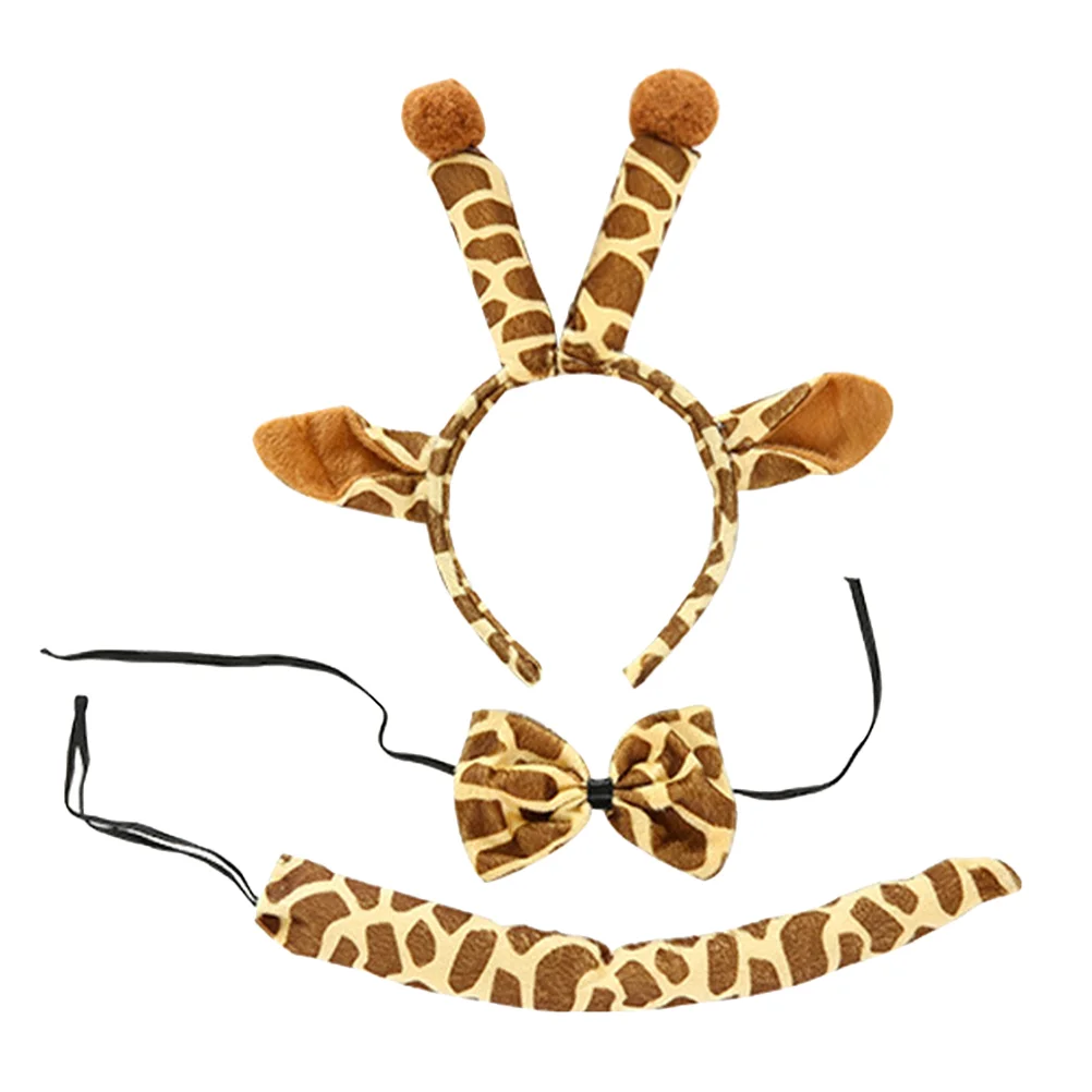 

1 Set Decorative Kids Costumes Wear-resistant Tails Costumes Adorable Giraffe Costumes