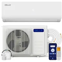 Versa Series 12000 BTU Mini Split Air Conditioner Work with Alexa with 1 Ton Pre-Charged Heat Pump Ductless Inverter System 1