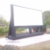 White Large 30ft Inflatable Movie Screen Outdoor Theater Oxford Foldable Home Cinema With Blower For Projector Event Party 2
