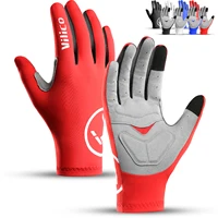 1 Pair Breaking Wind Cycling Gloves Anti-slip Bicycle Mittens Racing Road Bike Glove MTB Biciclet Guantes Ciclismo 1