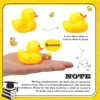 48PC Graduation Rubber Ducks Graduation Gift  Duck Party Bath Duck for Student Graduation Gifts Party Favor Cap 3