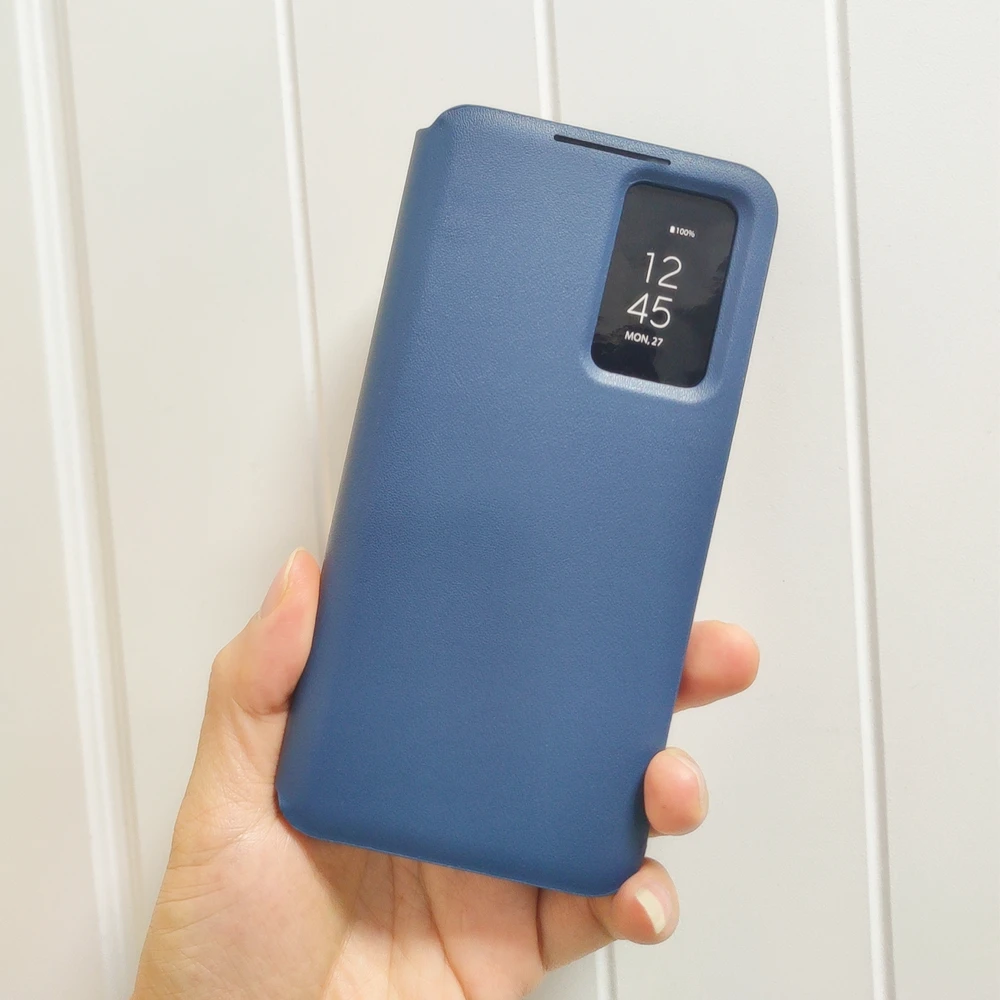 Leather Smart Window Phone Case App Samsung Galaxy Z FOLD Smart S