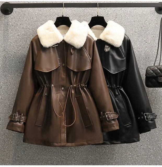 Oberbekleidung Winter Ledermantel FÃ¼r Damen Brigitte Von