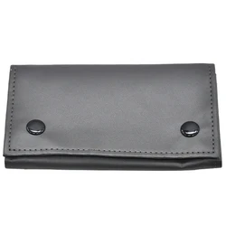 Compact PU Leather Smoking Accessories Organizer Pouch (Gray)