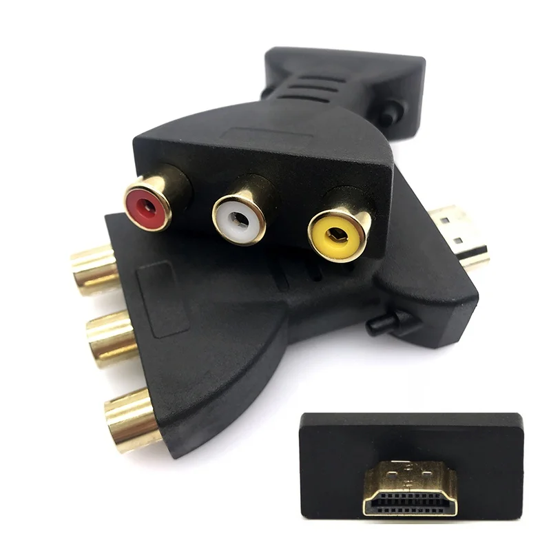 HDMI to 3RCA Audio Video Converter Cable