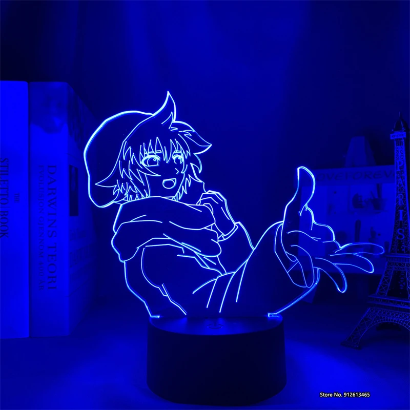 Creative Animation Design Your Turn To Die Shin TsukimiLed Lamp Bedroom  Decor Touch Remote 3D Lamp| | - AliExpress