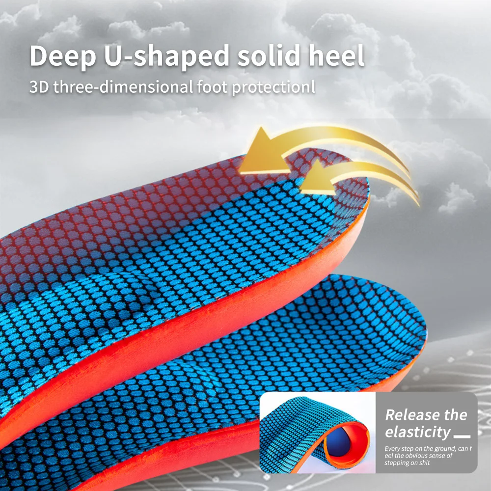 1Pair New Sports Insoles Shoes Sole Technology Shock Absorption Breathable Running Insoles Feet Orthopedic insoles orthopedic insoles shoe inserts
