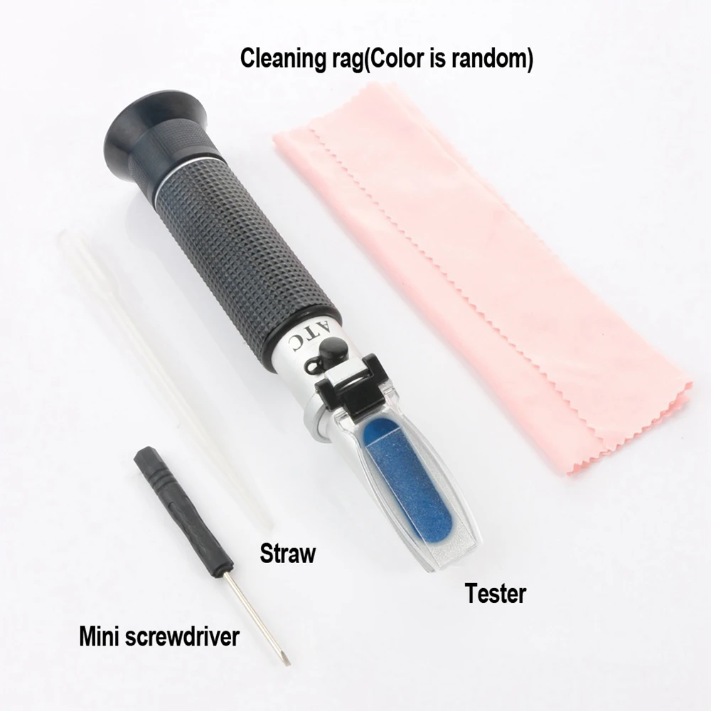 RZ Human Clinical Urine Protein Refractometer 0-12g/dl Serum Protein Urine SG RI Tri Scale liquid refractometer hand held refractometer