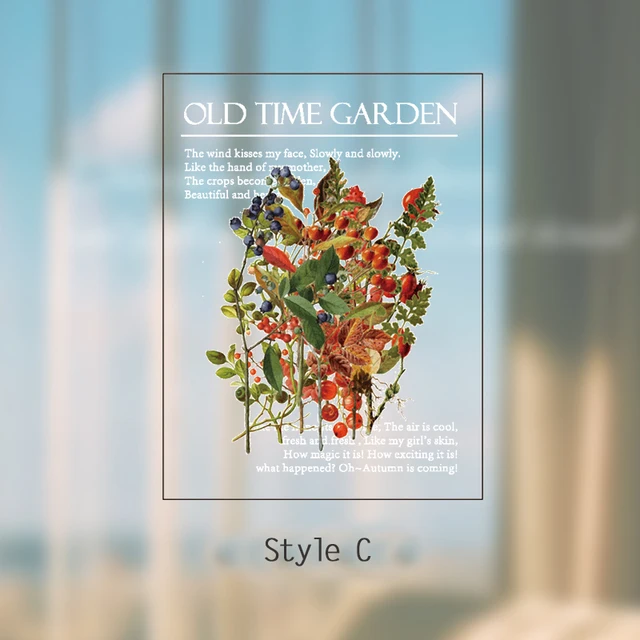 Mr.paper 40 Pcs 6 Designs Butterfly Deco Diary Sticker Scrapbooking Planner Decorative Label Stationery Decal Scooter Stationery C