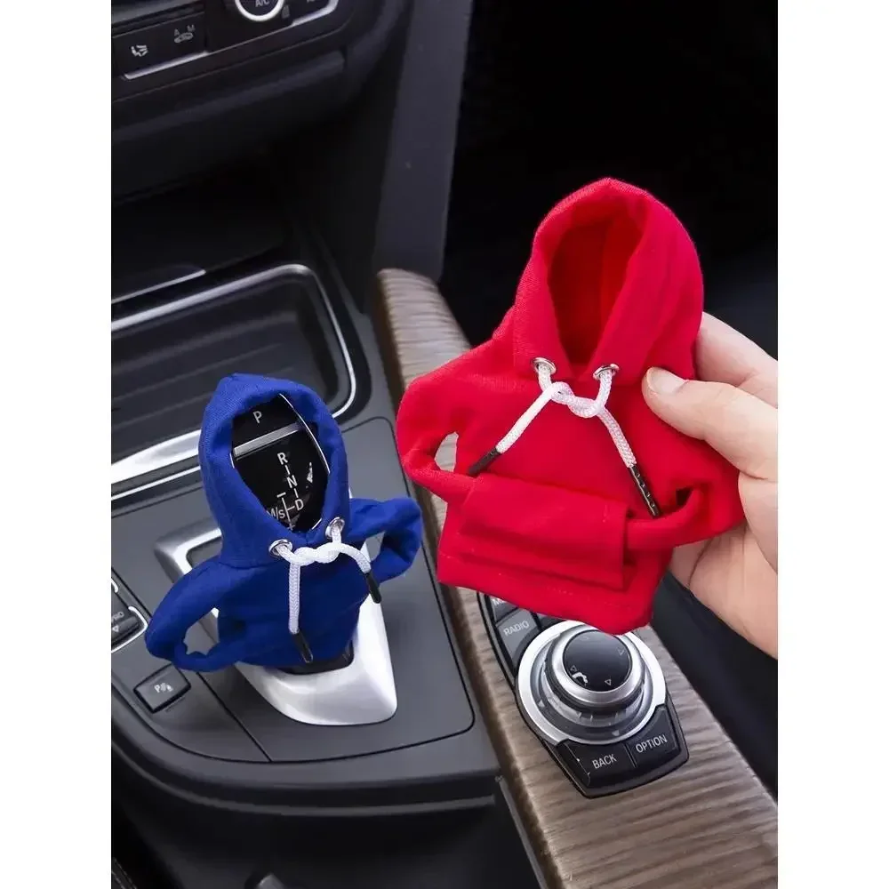 Small Gear Handle Cover Car Gear Rod Cover Sweater Cute Car Manual Transmission Automatic Transmission Handle Winter