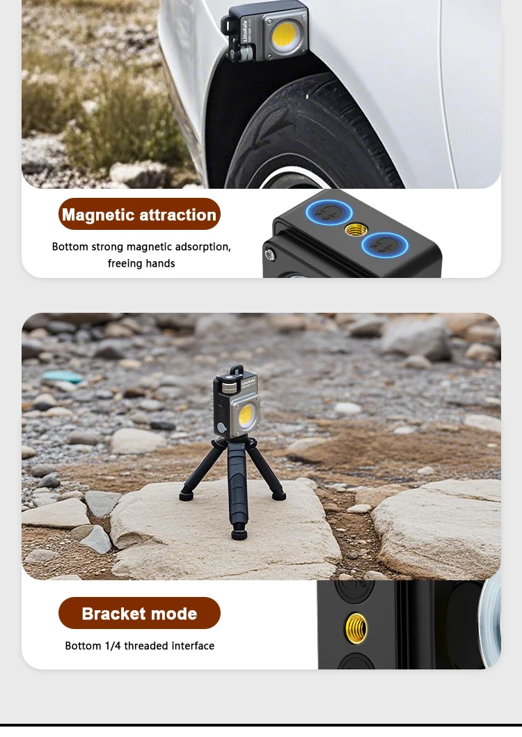 Led Camping Lantern Portable Waterproof With Infinite Dimming_voghion.com