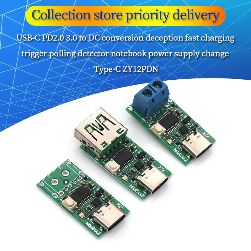 USB-C Fast Charging Trigger and Power Switch Converter