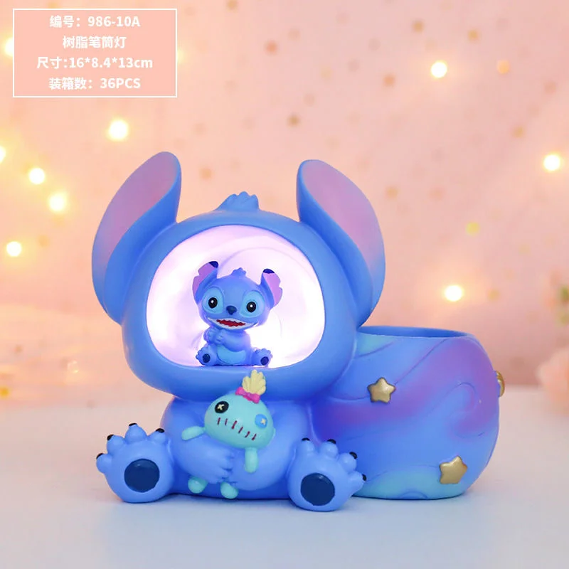 Lanterne de nuit Disney Stitch, plate-forme animale de dessin animé, lumière  mignonne, décoration de fête, cadeau d'activité pour enfant, mini boîte,  lampe de table - AliExpress