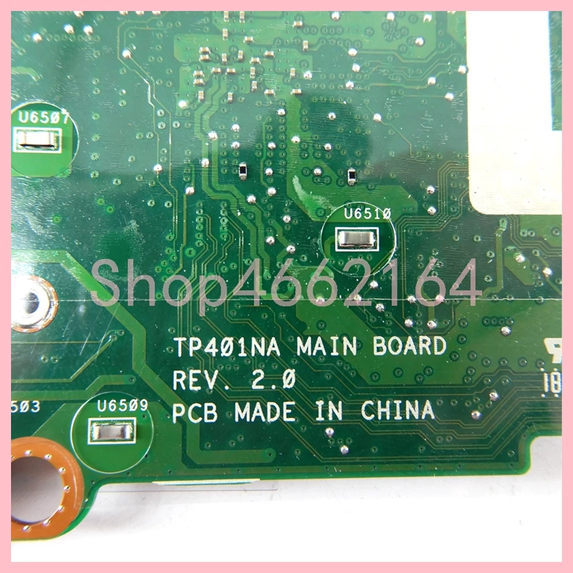Placa-mãe para Laptop para Asus Vivobook Tp401na N3350 N4200 Cpu 4g Ram 0g 64g Ssd Tp401 Tp401n Tp401na Tp401nv Tp401nas - Imagem 6